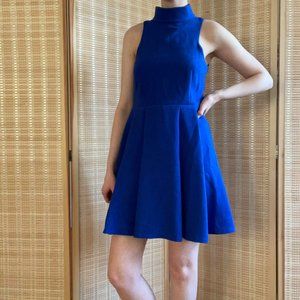 Lulus open-back blue party dress